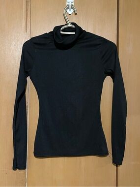 Nasty Gal Black Long Sleeve Turtleneck Top